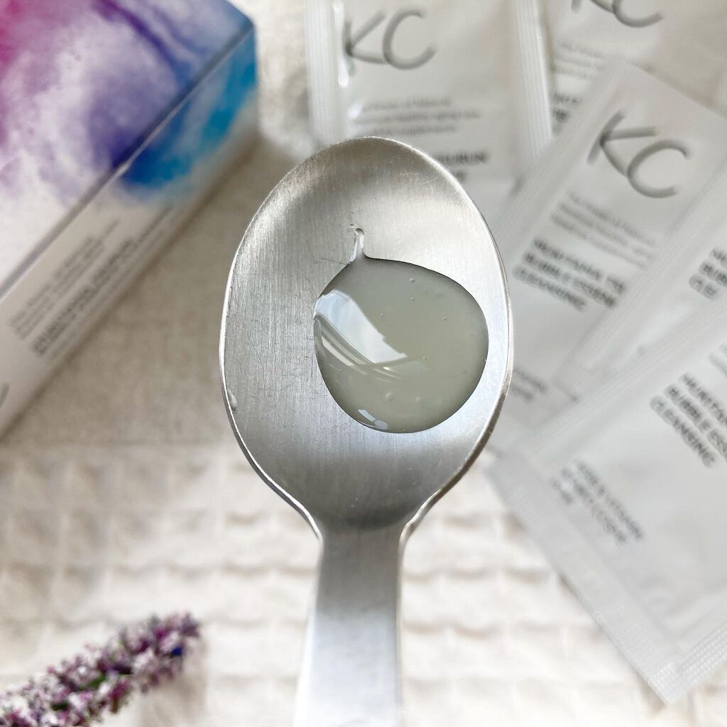 KC むきタマつるん 発泡美容液クレンジング/ハーブ健康本舗/クレンジングジェルを使ったクチコミ(2枚目)