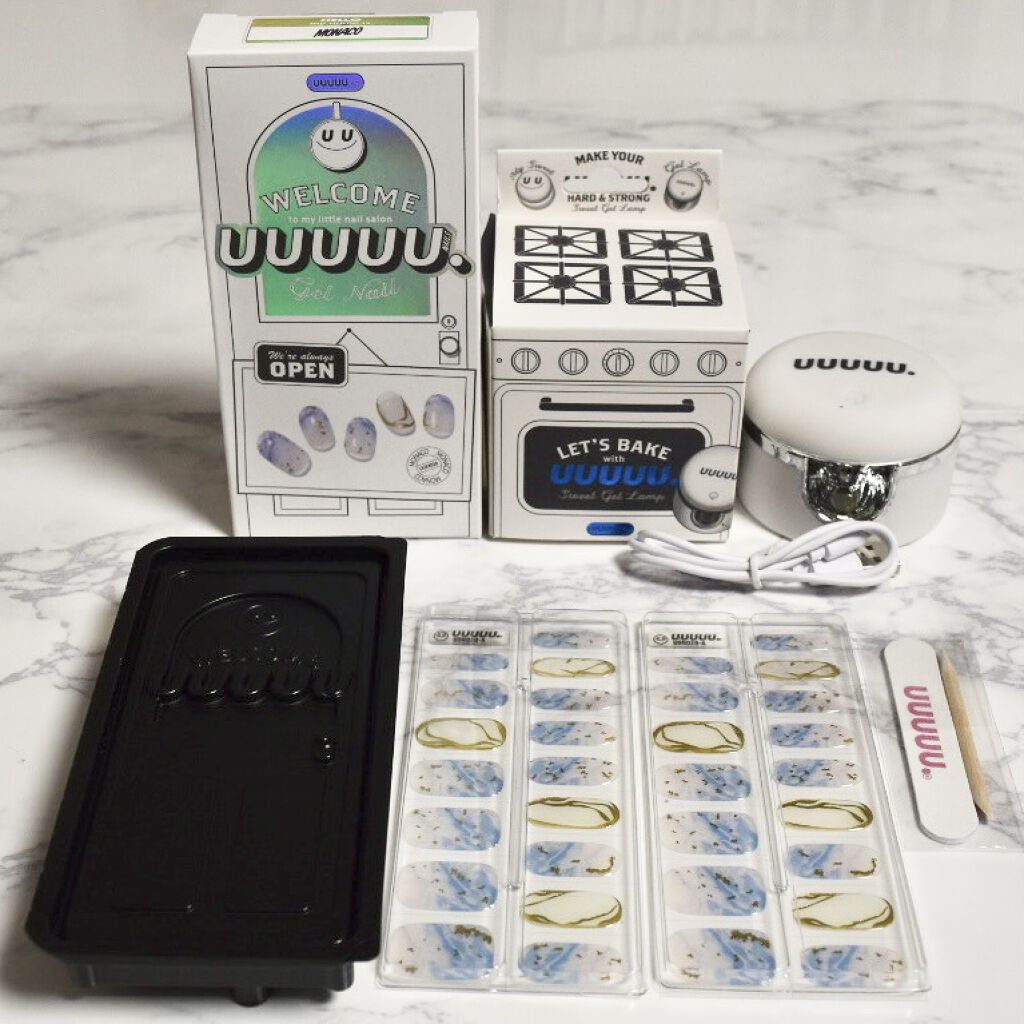 My Little Nail Salon Series 選べるベストジェルネイルセット	/UUUUU./ネイル用品を使ったクチコミ（2枚目）
