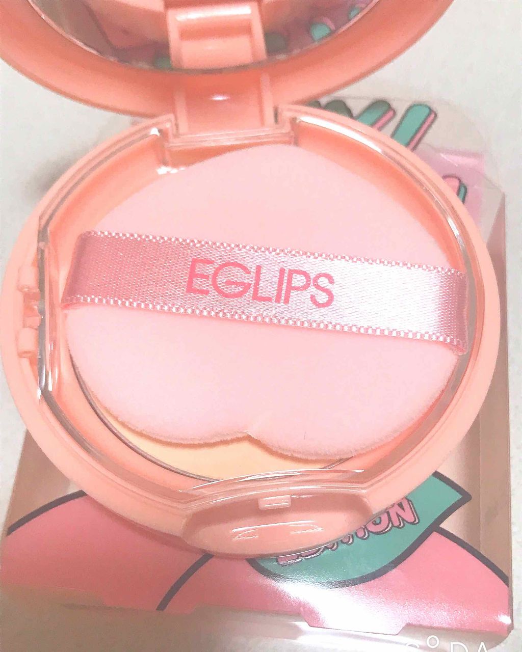 EGLIPS ブラーパウダーパクト ピーチエディションのクチコミ「イーグリップス
ブラーパウダーピーチエディション⋆｡˚✩

イーグリップス
ブラーパウダーピー.....」（3枚目）