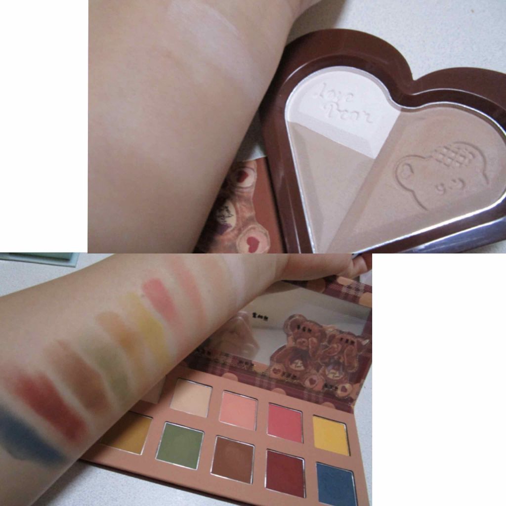 Flowerknows LoveBear ハイライト&シェーティングパレット/FlowerKnows/プレストパウダーを使ったクチコミ(2枚目)