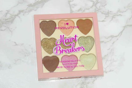 I Heart Revolution Heartbreakers Eyeshadow Palette/MAKEUP REVOLUTION/アイシャドウパレットを使ったクチコミ(1枚目)