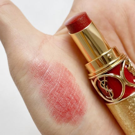 ルージュ ヴォリュプテ シャイン コレクター (NOEL LOOK 2021)/YVES SAINT LAURENT BEAUTE/口紅を使ったクチコミ(4枚目)