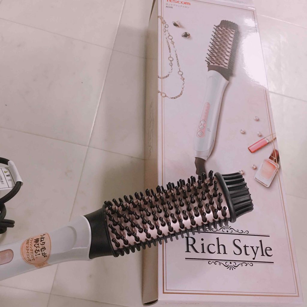 ホットブラシアイロン ACH5/テスコム/ヒートブラシを使ったクチコミ（1枚目）
