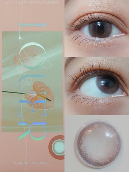 LOUER/LOUER/カラーコンタクトレンズを使ったクチコミ(2枚目)