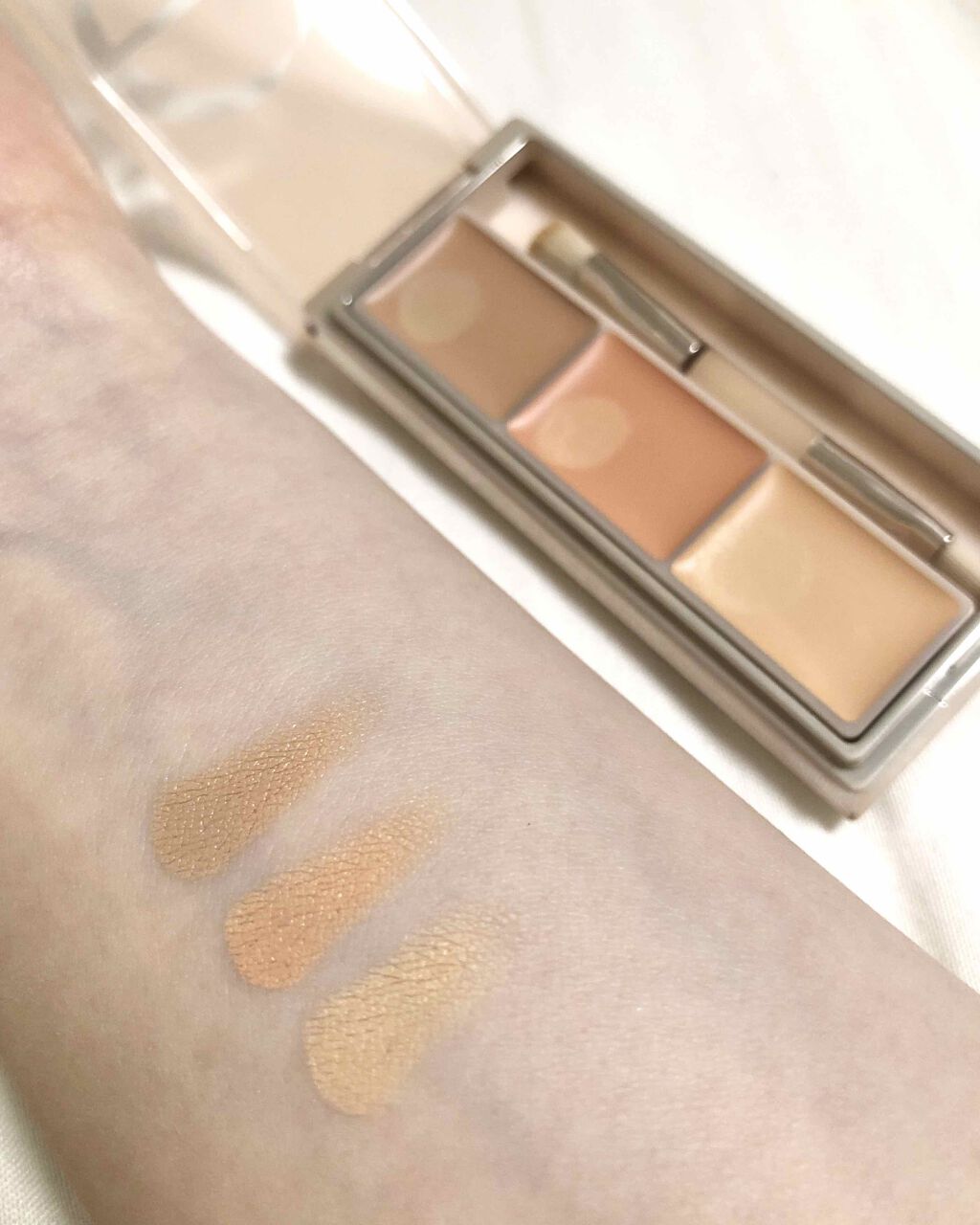 サイレントカバー コンシーラー/excel/パレットコンシーラーを使ったクチコミ(3枚目)