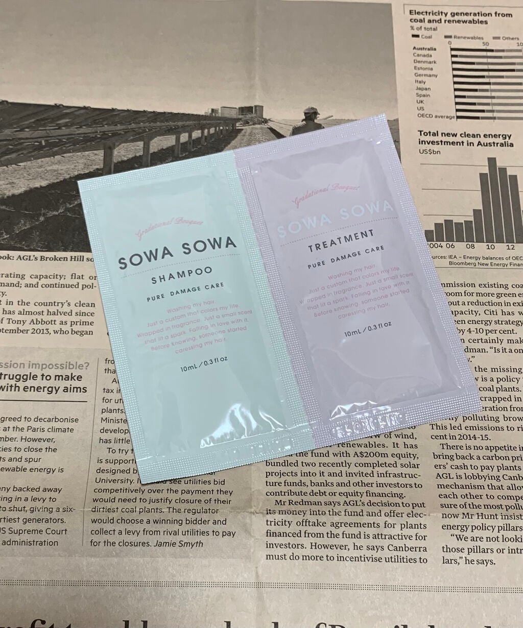 sowasowaピュアダメージケアシャンプー/トリートメント/SOWA SOWA/市販シャンプーを使ったクチコミ(1枚目)