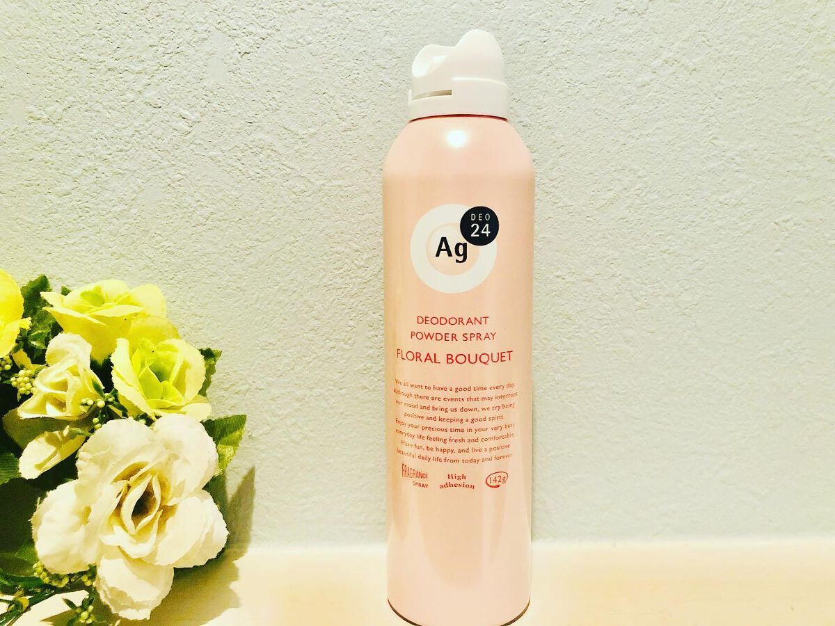 パウダースプレー（フローラルブーケ）/エージーデオ24/デオドラント・制汗剤を使ったクチコミ（1枚目）