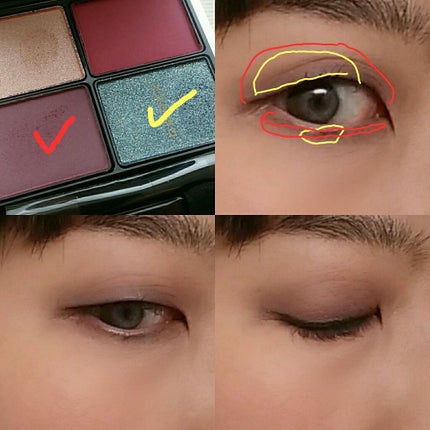 デザイニング カラー アイズ/SUQQU/アイシャドウパレットを使ったクチコミ(3枚目)