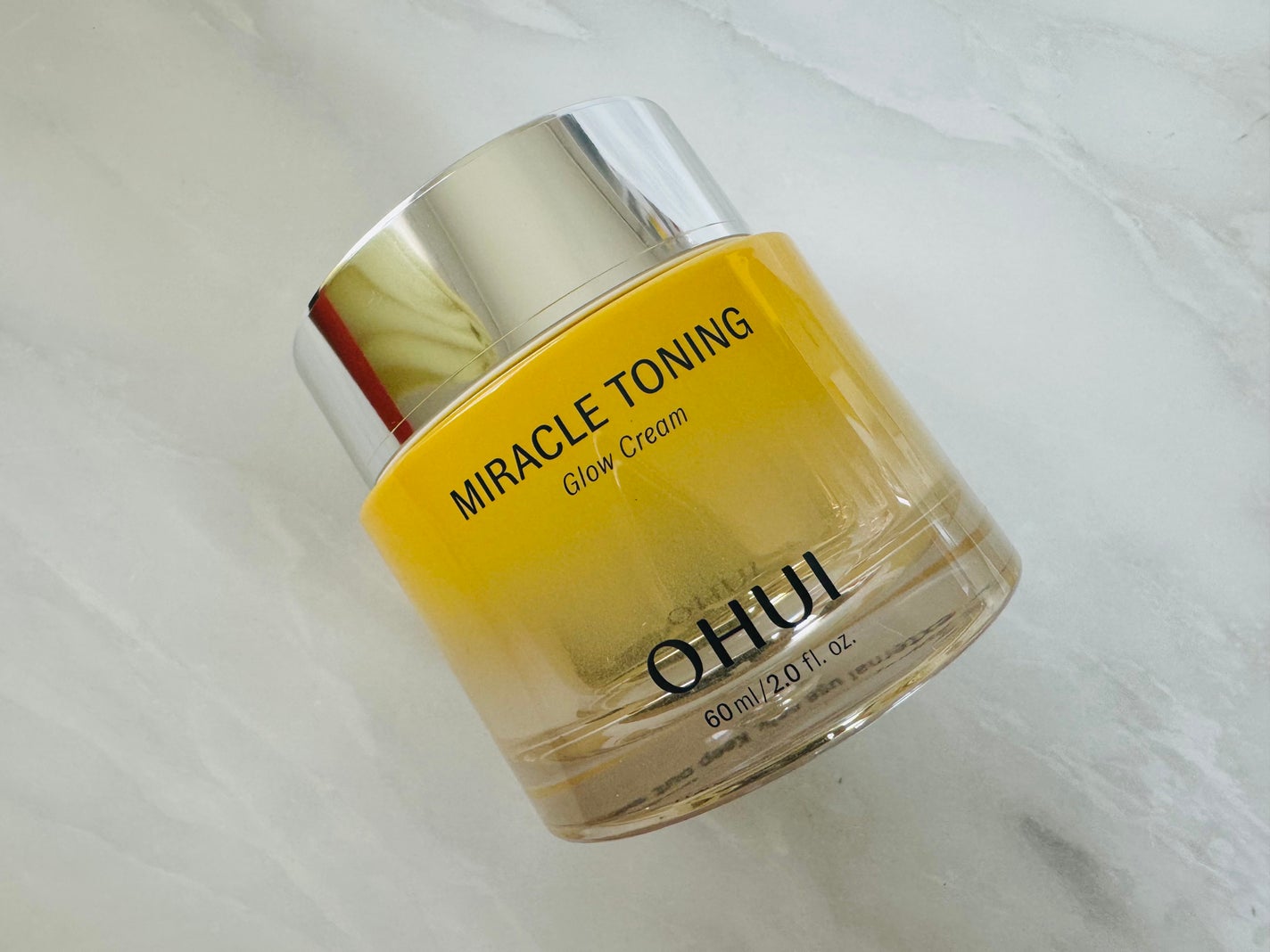ミラクルトーニンググロークリーム/OHUI/フェイスクリームを使ったクチコミ(1枚目)
