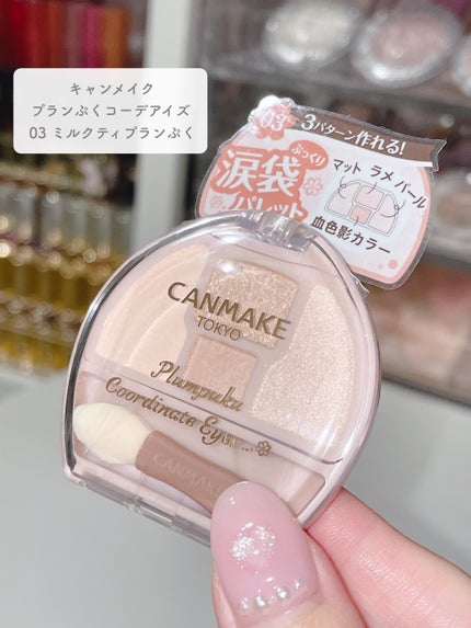 プランぷくコーデアイズ/キャンメイク/パウダーアイシャドウを使ったクチコミ(5枚目)