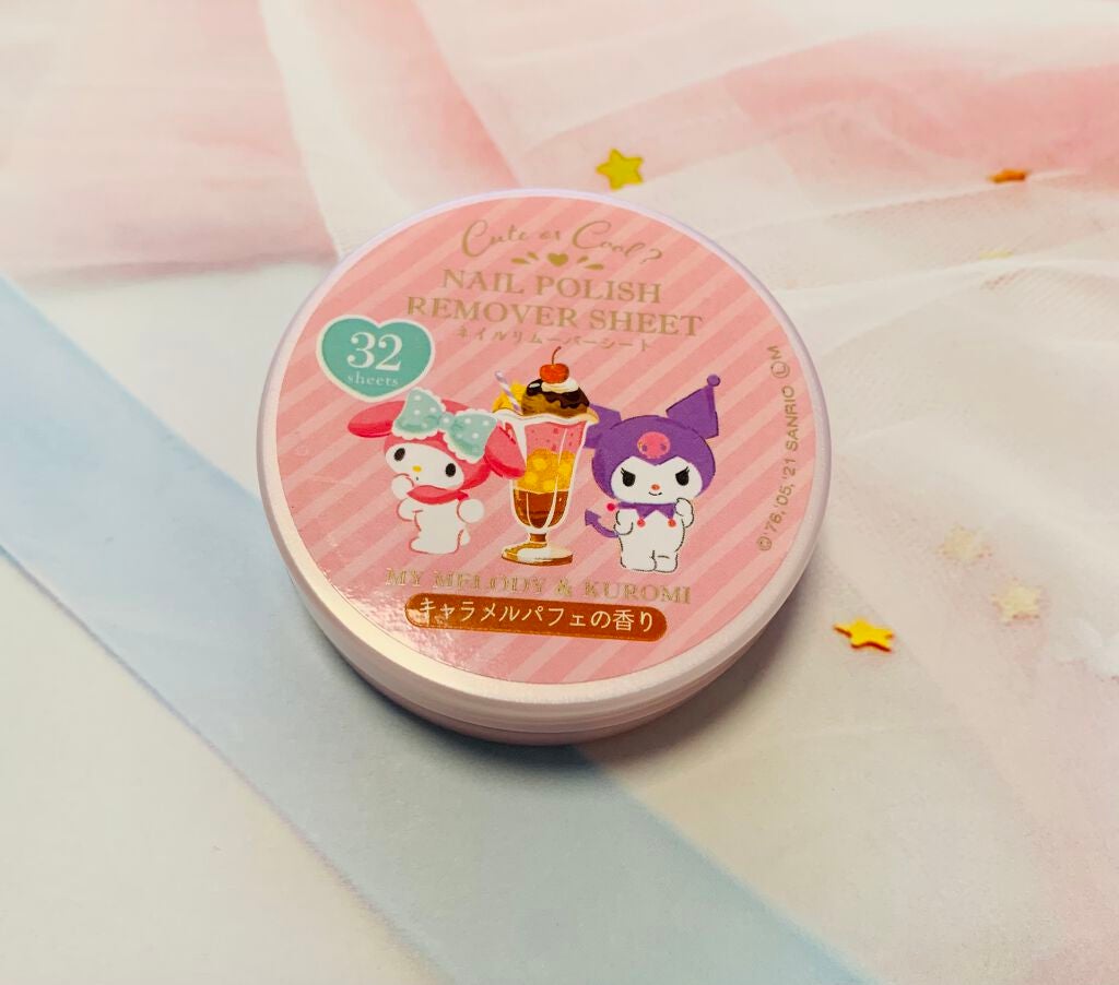 fresh_lips_04m on LIPS 「セリア マイメロディ コラボコスメMMネイルリムーバーシートA..」(2枚目)
