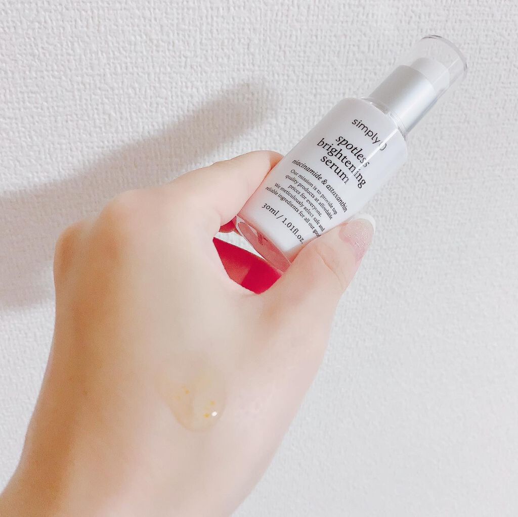 スポットレス ブライトニングセラム/シンプリオ/美容液を使ったクチコミ（2枚目）