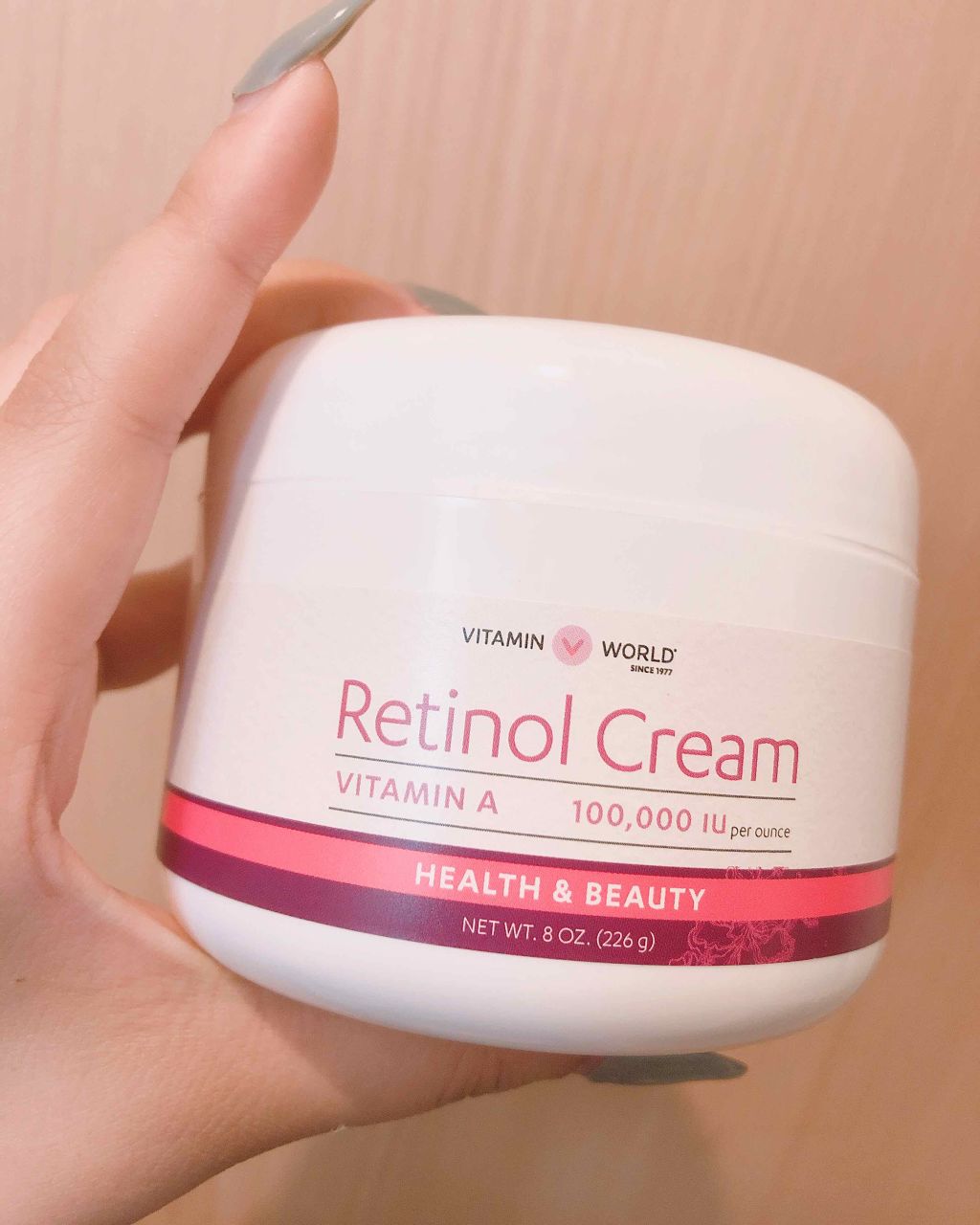 レチノールクリーム/ビタミンワールド/フェイスクリームを使ったクチコミ(1枚目)
