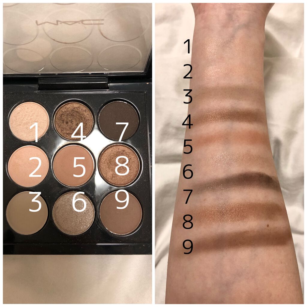 スモール アイシャドウ×9 ローズ タイムズ ナイン/M・A・C/アイシャドウパレットを使ったクチコミ（2枚目）