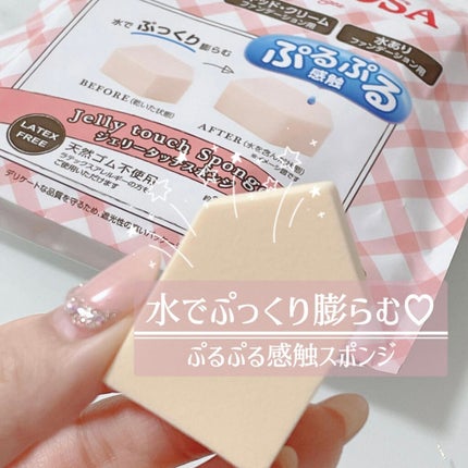 ジェリータッチスポンジ ハウス型/ロージーローザ/パフ・スポンジを使ったクチコミ(1枚目)