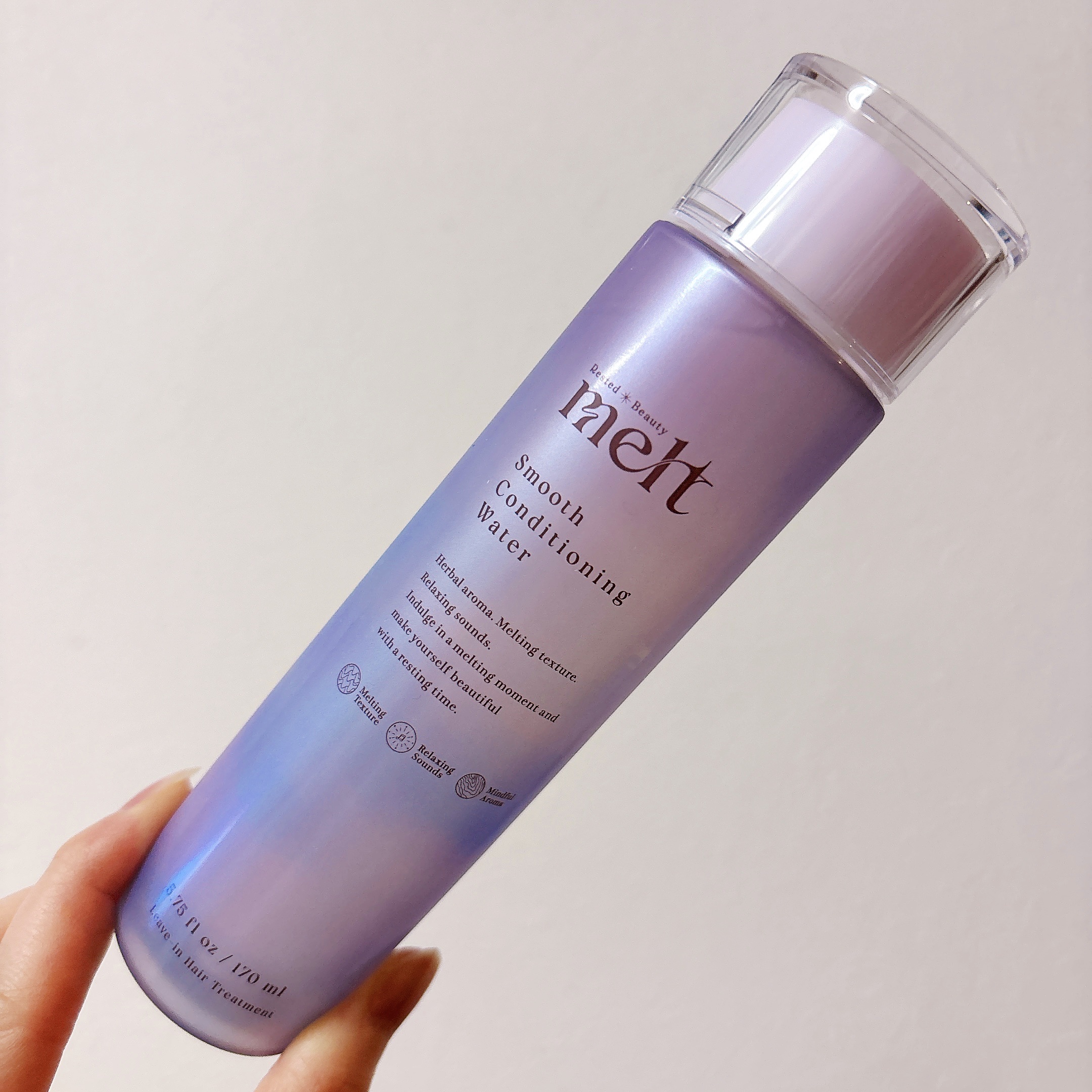 スムース コンディショニング ウォーター/melt/アウトバストリートメントを使ったクチコミ（1枚目）