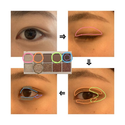 プロ アイ パレット/CLIO/アイシャドウパレットを使ったクチコミ(2枚目)