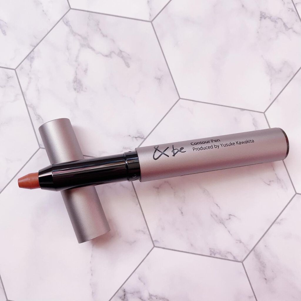 &be コントゥアペン/＆be/シェーディングを使ったクチコミ（3枚目）