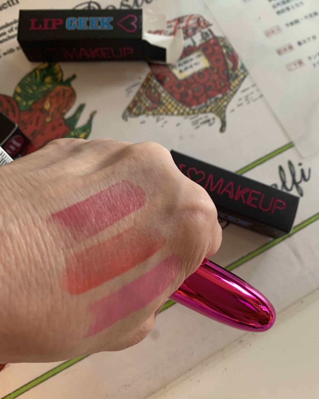 リップギーク/MAKEUP REVOLUTION/口紅を使ったクチコミ（1枚目）