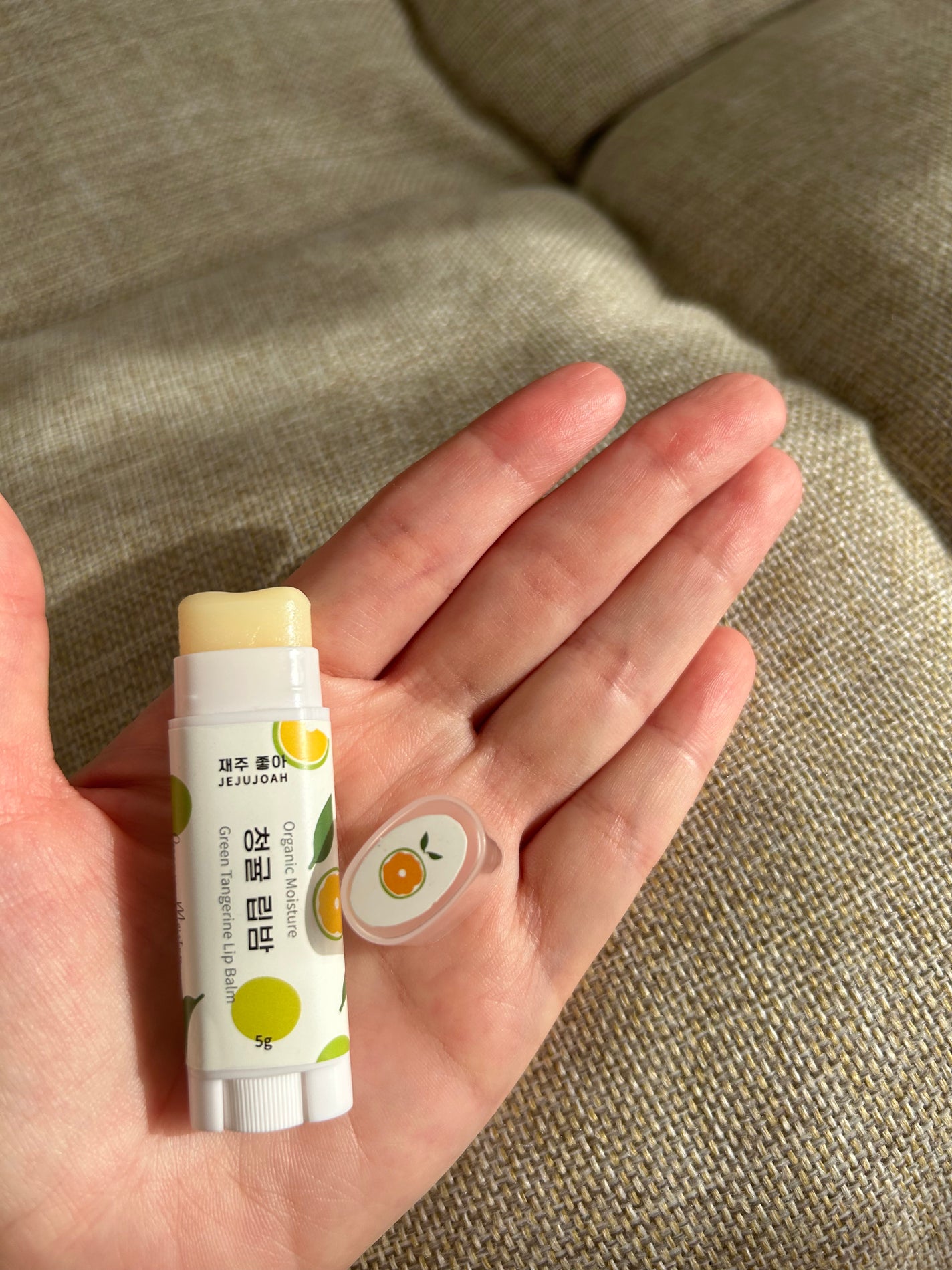 NATURAL ORGANIC MOISTURE LIP BALM/JEJUJOAH/リップバームを使ったクチコミ(6枚目)