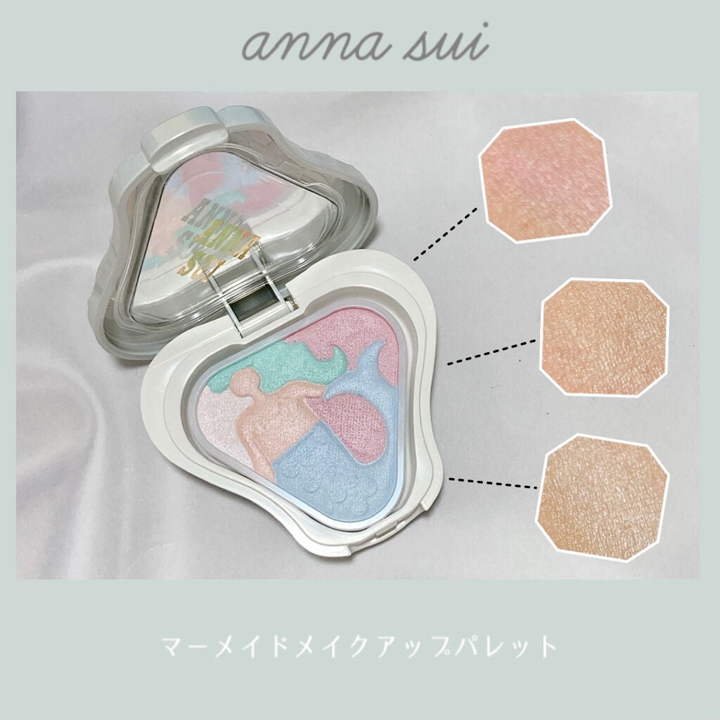 マーメイド メイクアップ パレット 限定品/ANNA SUI/単色アイシャドウを使ったクチコミ(1枚目)