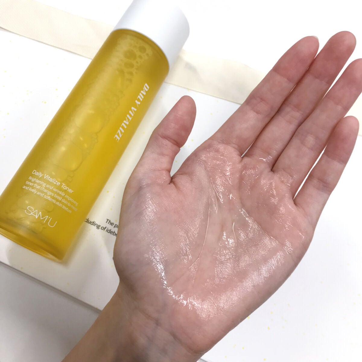 デイリーバイタライズトナー/SAM'U/化粧水を使ったクチコミ(2枚目)