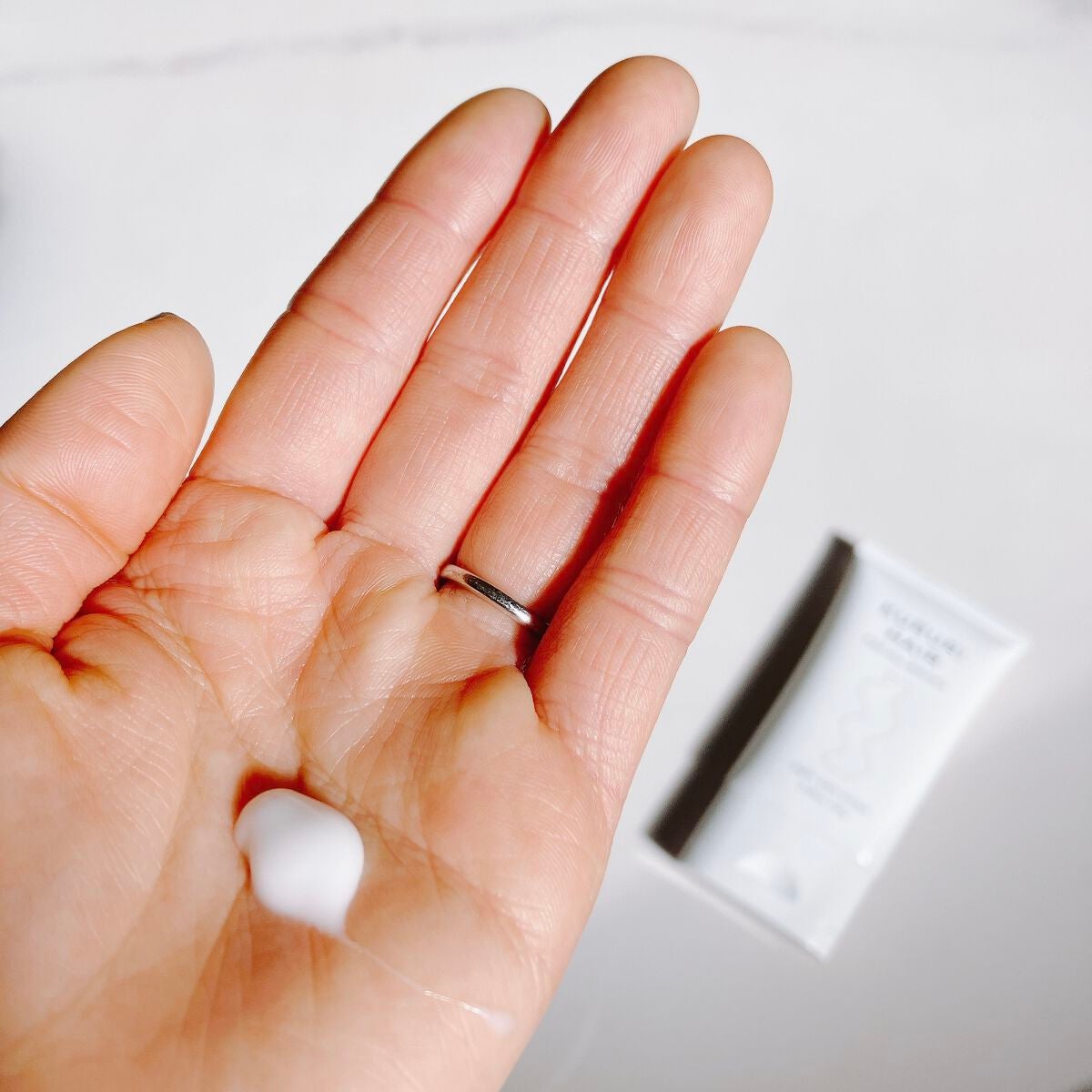 クルリ ナイトケア クリーム/KURURI/アウトバストリートメントを使ったクチコミ(2枚目)