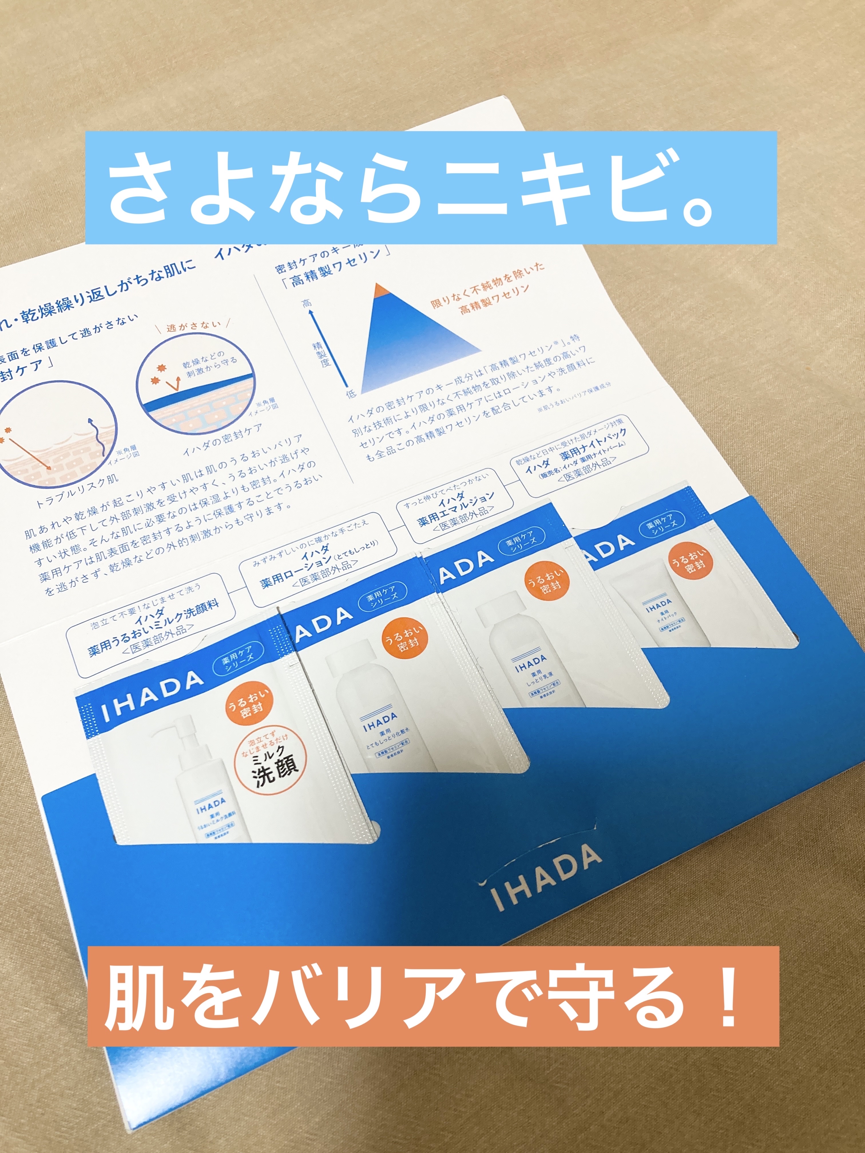 薬用うるおいミルク洗顔料/IHADA/その他洗顔料を使ったクチコミ（1枚目）