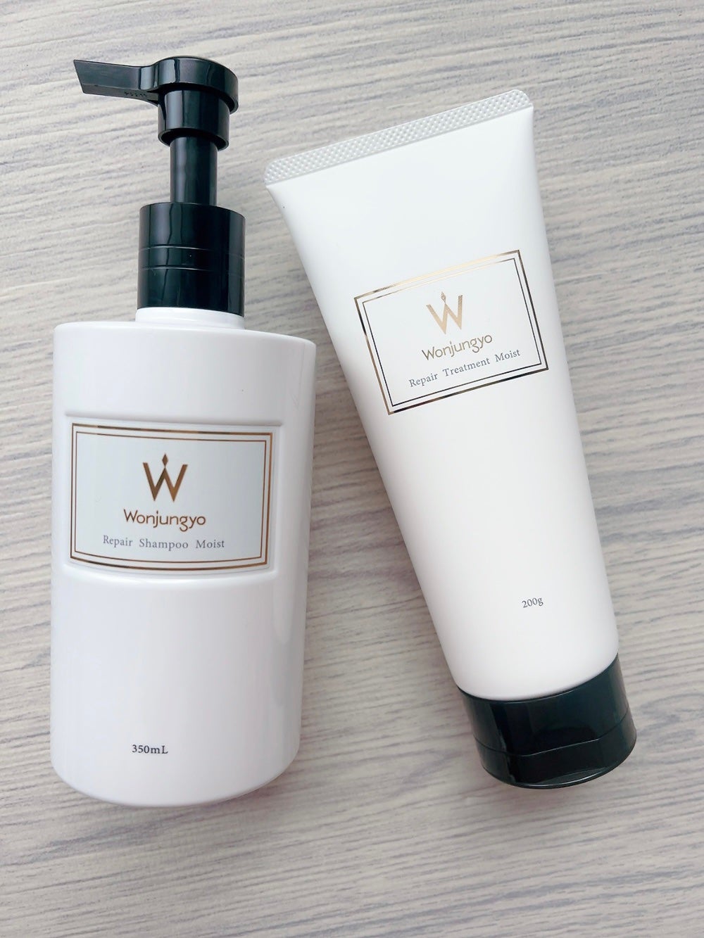 ウォンジョンヨ リペアシャンプー モイスト/リペアトリートメント モイスト/Wonjungyo/市販シャンプーを使ったクチコミ(1枚目)