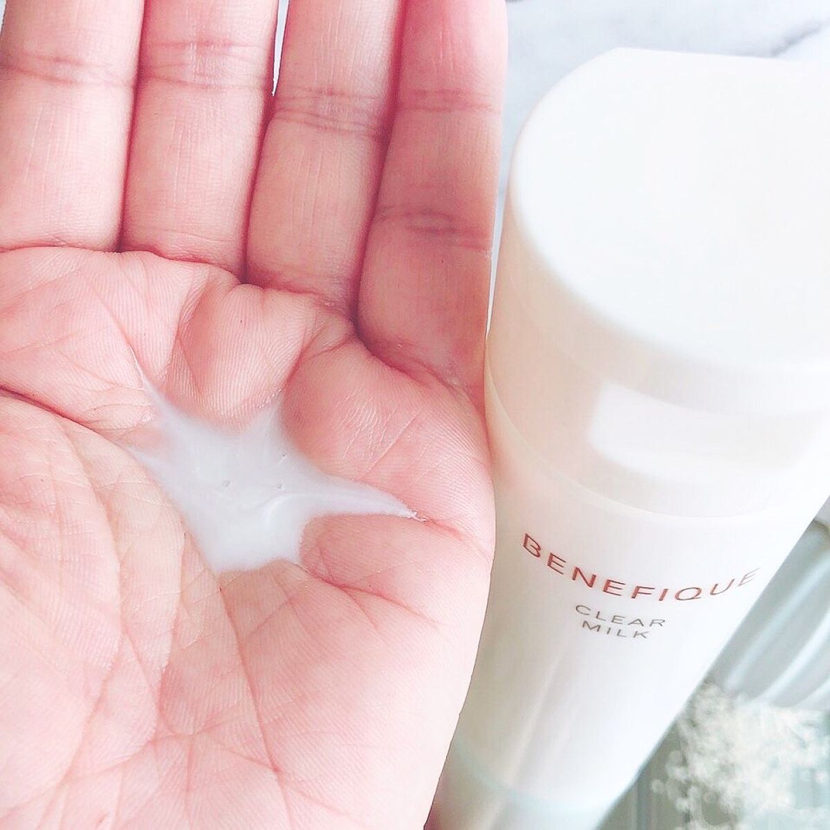 クリアミルク/BENEFIQUE/その他洗顔料を使ったクチコミ（2枚目）