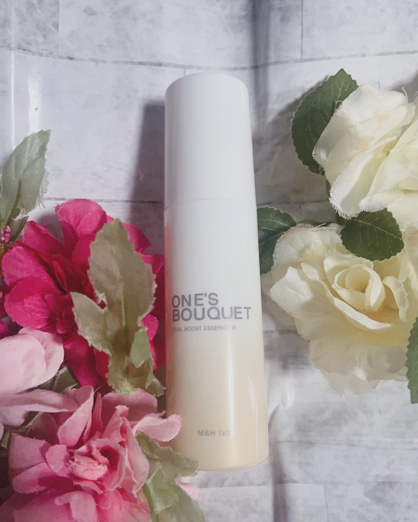 ONE’S BOUQUET（ワンズブーケ デュアルブーストエッセンス W）/M＆Hラボ/美容液を使ったクチコミ（1枚目）