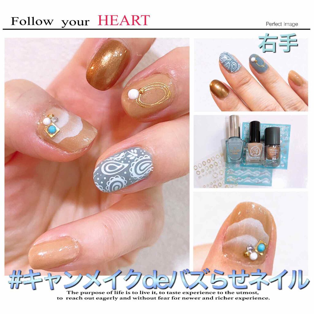 TM浮世絵ネイル/キャンドゥ/マニキュアを使ったクチコミ（1枚目）