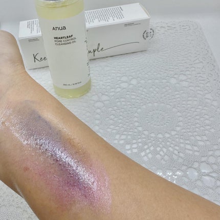ドクダミ ポアコントロールクレンジングオイル/Anua/オイルクレンジングを使ったクチコミ(4枚目)