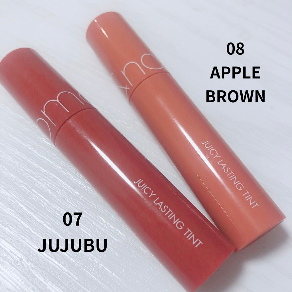 ジューシーラスティングティント/rom&nd/リップティントを使ったクチコミ(1枚目)