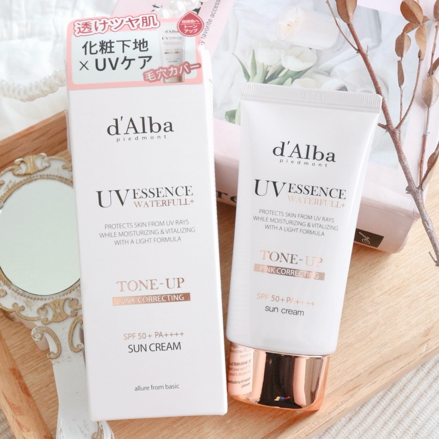 ウォータフルトーンアップサンクリーム/ダルバ/日焼け止めクリームを使ったクチコミ（1枚目）