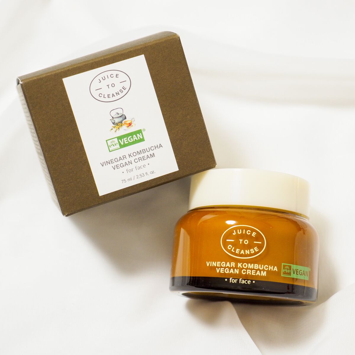 ビネガー コンブチャヴィーガン クリーム/JUICE TO CLEANSE/フェイスクリームを使ったクチコミ（1枚目）