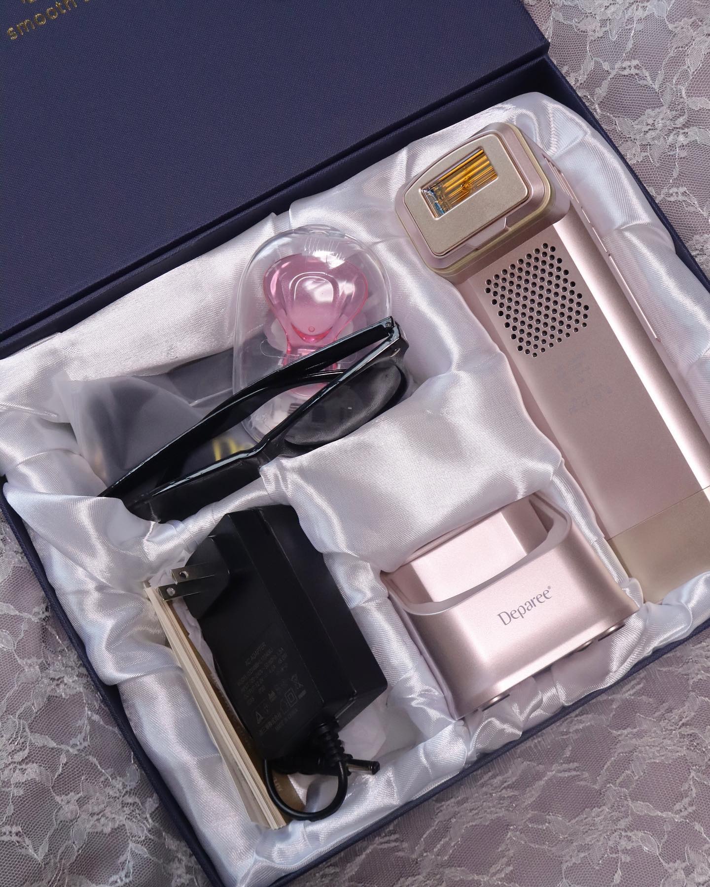 冷感光美容器/Deparee/家庭用脱毛器を使ったクチコミ（3枚目）