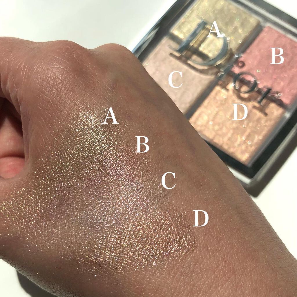 ディオール バックステージ フェイス グロウ パレット/Dior/ハイライトを使ったクチコミ（3枚目）