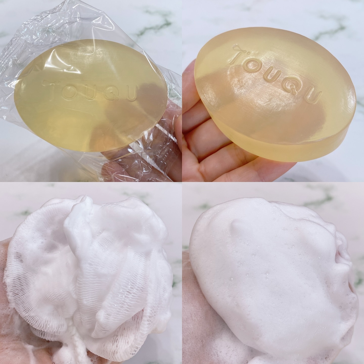 TOUQU to tone　シュガーソープ/TOUQU to tone/洗顔石鹸を使ったクチコミ（2枚目）