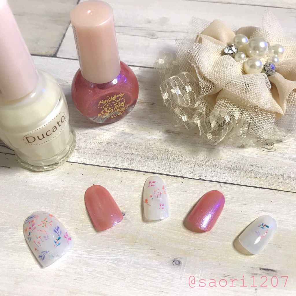 しずくネイルシール/キャンドゥ/ネイルシールを使ったクチコミ(1枚目)