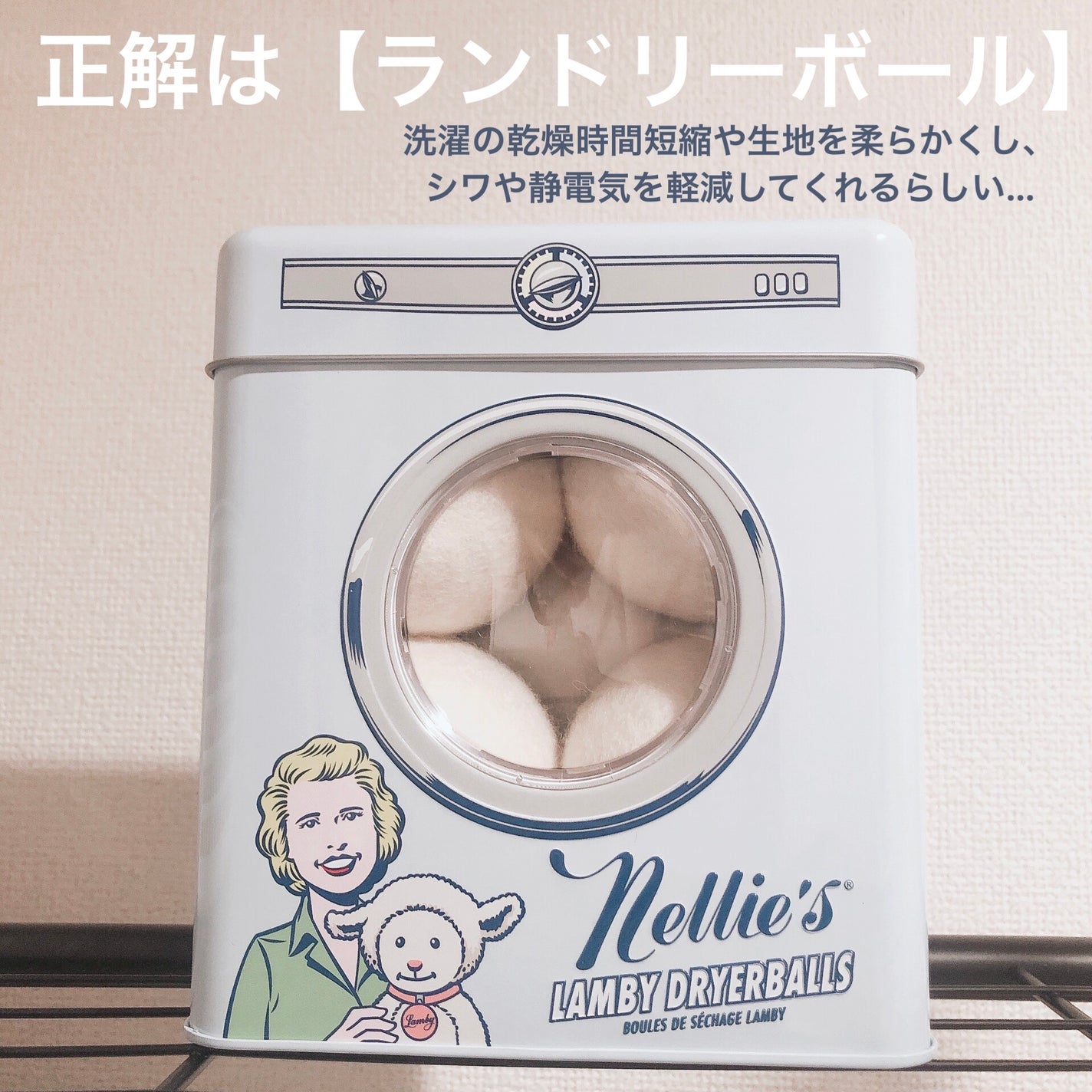 まる/フォロバ100 on LIPS 「【洗濯機に入れるだけ】ネリーズラムビードドライヤーベル初めてi..」(2枚目)