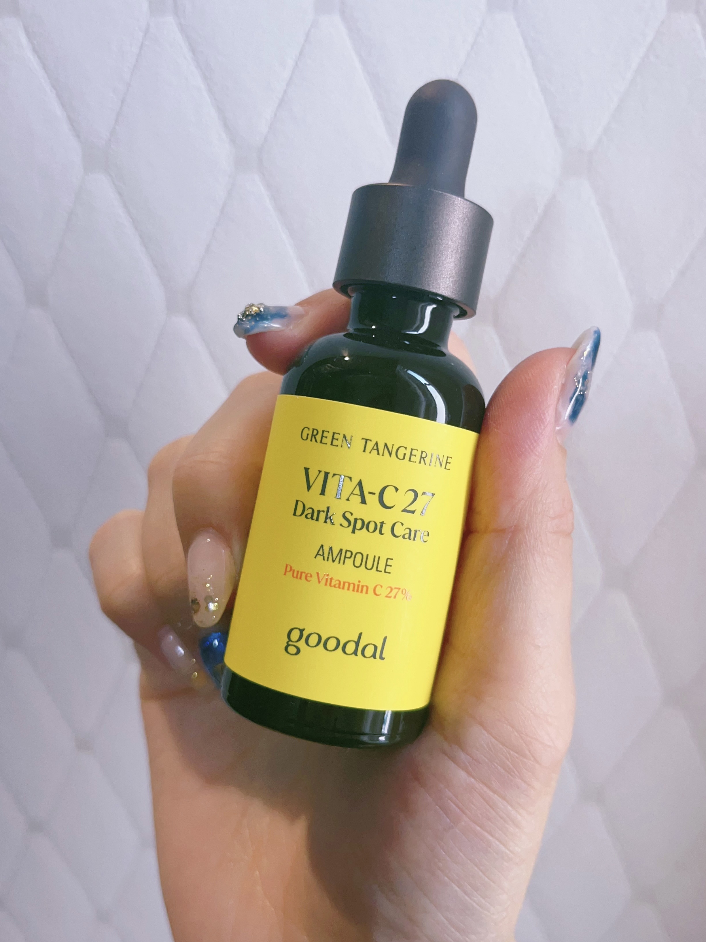 グリーンタンジェリン ビタC ダークスポットケアセラム/goodal/美容液を使ったクチコミ（3枚目）