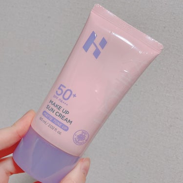 HOLIKA HOLIKA メイクアップサンクリームのクチコミ「SPF50+ PA +++の下地。すごい！

‪ꪔ̤̮‪ꪔ̤̮‪ꪔ̤̮‪ꪔ̤̮‪ꪔ̤̮

HO.....」（1枚目）