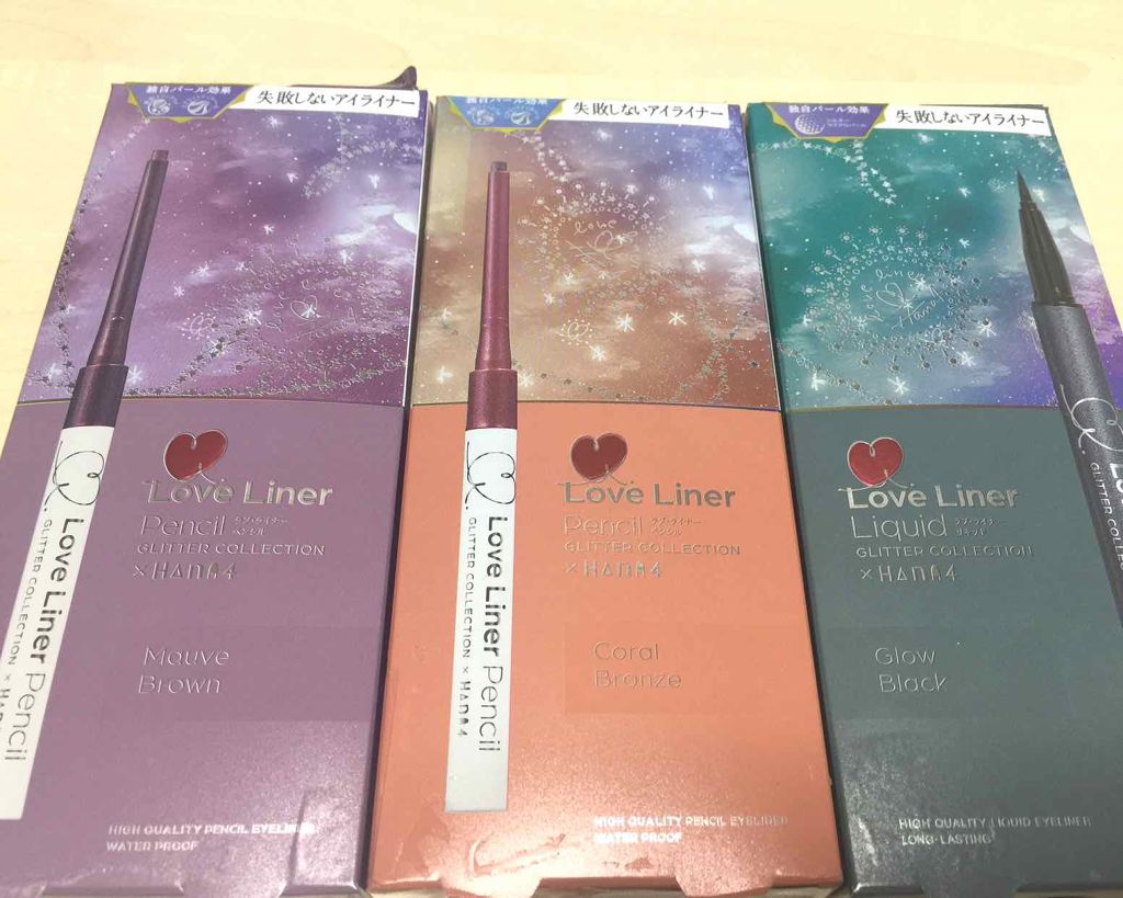 ラブ・ライナー ペンシル グリッターコレクション/ラブ・ライナー/ペンシルアイライナーを使ったクチコミ（1枚目）