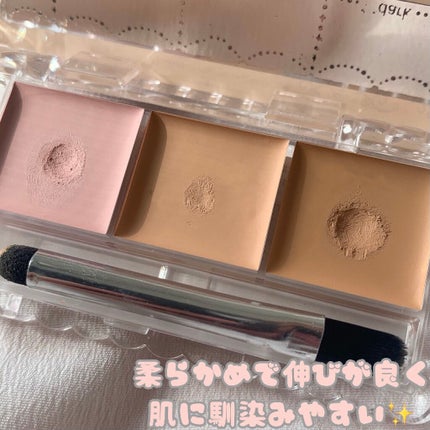 カラーミキシングコンシーラー/キャンメイク/パレットコンシーラーを使ったクチコミ(2枚目)