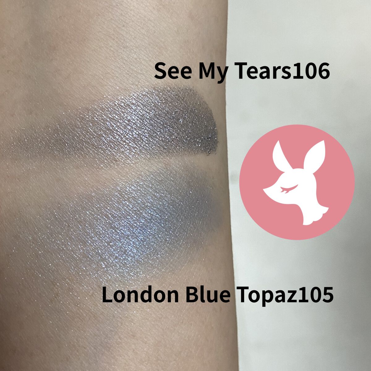 アディクション ザ アイシャドウ ソングス オブ レイン  106 See My Tears/ADDICTION/単色アイシャドウを使ったクチコミ（2枚目）