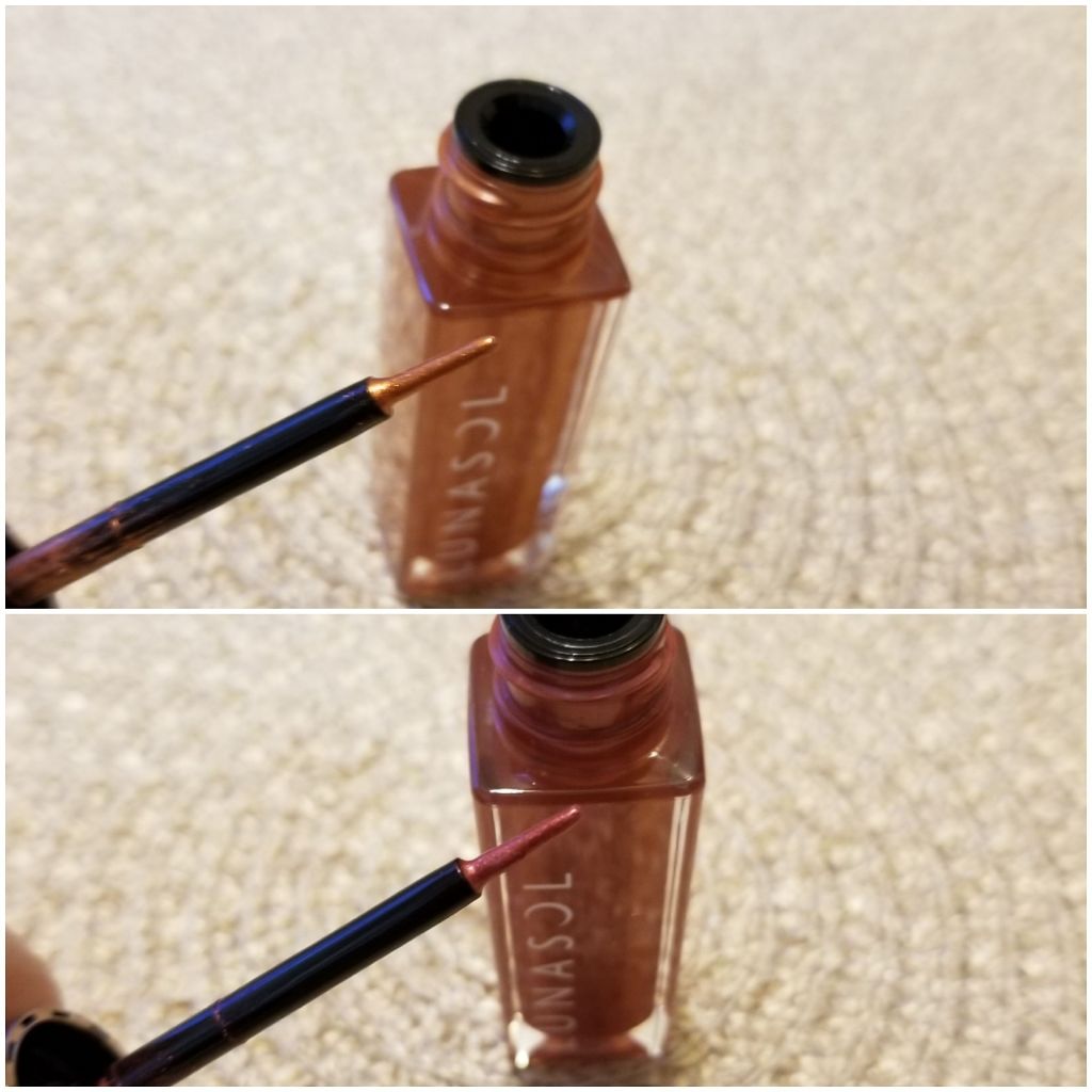 メタリックライナー/LUNASOL/リキッドアイライナーを使ったクチコミ（2枚目）