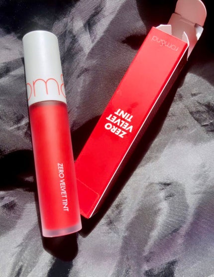 ゼロベルベットティント/rom&nd/リップティントを使ったクチコミ(1枚目)