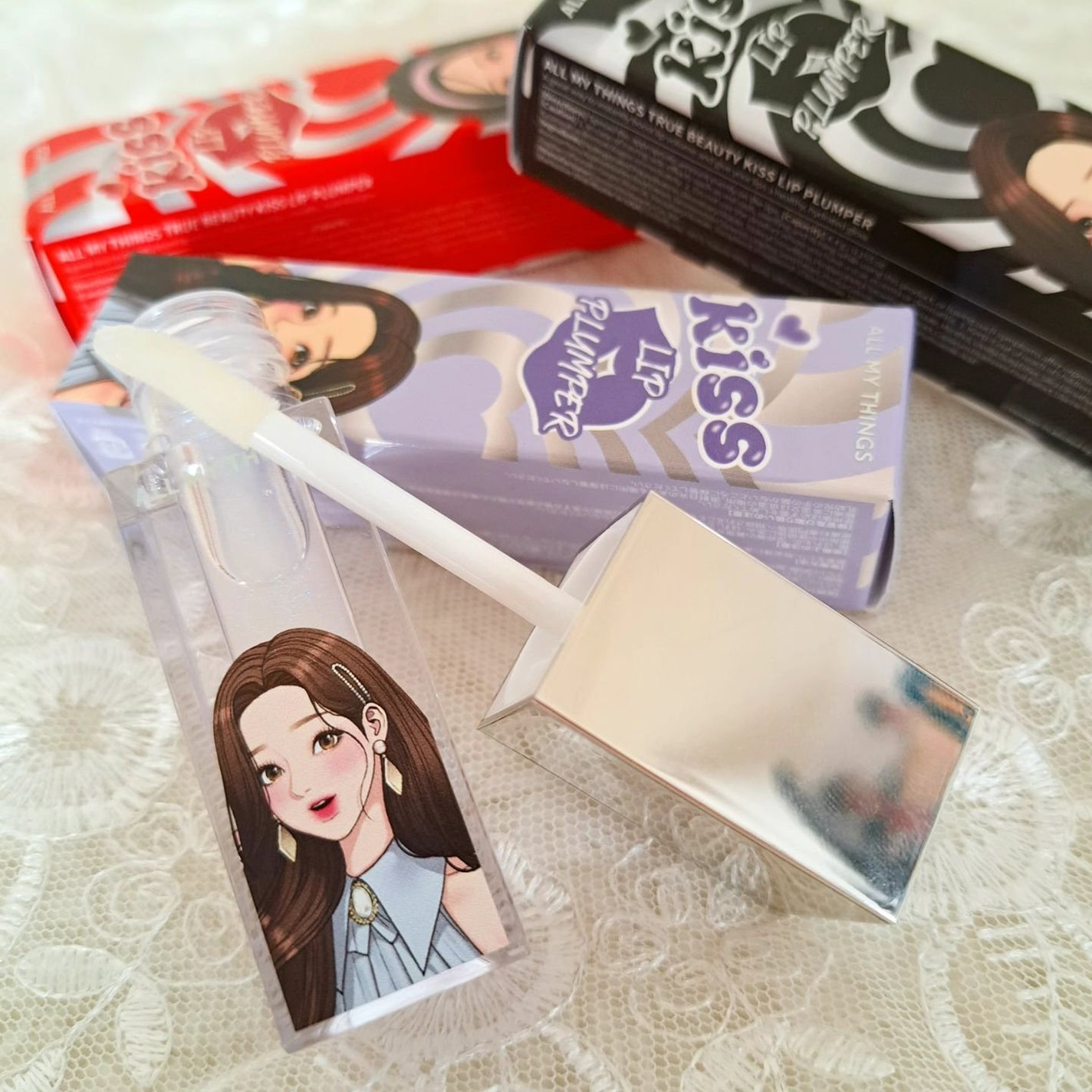 ㅎㄹㅋ on LIPS 「【女神降臨💗】あの人気マンガ女神降臨とのコラボリップ💋■もっち..」(3枚目)