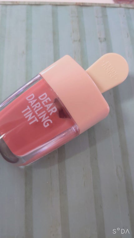 ディアダーリン ウォータージェルティント (アイスティント)/ETUDE/口紅を使ったクチコミ(1枚目)